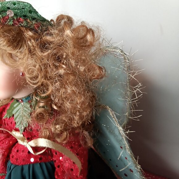 Vintage Christmas Sparkle Fairy Doll With Original Box Paradise Galleries 1990s - Picture 8 of 16